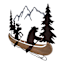 Lake & Lodge Lake Metal Wall Art, 23.5x16