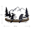 Lake & Lodge Lake Metal Wall Art, 23.5x16