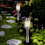 8-Pack 5-Lumen Solar Black Moonlight Pathway Lights