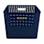 Navy Blue Crossover Weave Storage Basket, XX-Large