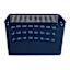 Navy Blue Crossover Weave Storage Basket, XX-Large