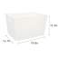 Clear Crossover Weave Storage Basket, XX-Large