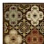 (D622) Bellmoor Multicolor Ogee Area Rug, 4x6