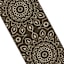 (D623) Sutton Grey Medallion Runner, 2x7
