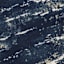 (D627) Andover Navy Blue Abstract Accent Rug, 3x4