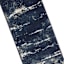 (D627) Andover Navy Blue Abstract Runner, 2x7