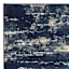(D627) Navy Blue Andover Abstract Area Rug, 7x9