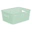 Mint Crossover Weave Storage Basket, Small