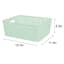 Mint Crossover Weave Storage Basket, Medium