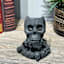 Midnight Shadows Halloween Skull Incense Holder Set