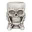 Spellbound White Skull & Hands Outdoor Planter, 19"
