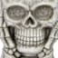 Spellbound White Skull & Hands Outdoor Planter, 19"