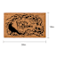 Happy Halloween Skull Branch Wreath Coir Mat, 18x30