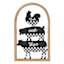 Cluck, Oink, Moo Metal Wall Sign, 12x20