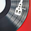 Vinyl Record Metal Wall Art, 18"