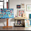 SCADpro Pixel Landscape Canvas Wall Art, 40x20