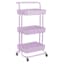 3-Tier Rolling Storage Cart, Lavender