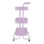 3-Tier Rolling Storage Cart, Lavender