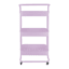 3-Tier Rolling Storage Cart, Lavender