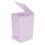 Lavender Plastic Step Trash Can, 8.5l