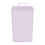 Lavender Plastic Step Trash Can, 8.5l