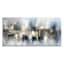 Enhanced Gold & Teal Canvas Wall Art, 27x55