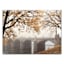 Enhanced Autumn Bridge Canvas Wall Art, 45x60