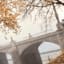 Enhanced Autumn Bridge Canvas Wall Art, 45x60