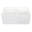 Set of 5 White Storage Baskets