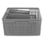 Set of 5 Grey Storage Baskets