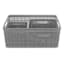 Set of 5 Grey Storage Baskets