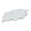 Homespun Fall White Leaf Spoon Rest