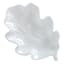 Homespun Fall White Leaf Spoon Rest