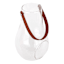 Glass Lantern with Leather Handle, 11"