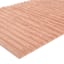 Canyon Blush Pink Striped Faux Fur Rug, 4x6
