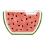 Indoor Watermelon Ceramic Planter, 3"