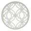 Providence White Cut Out Wooden Wall Art, 19"