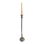 Silver Cast Taper Candle Holder, 21"