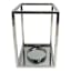 Chrome Hurricane Candle Holder, 10"