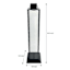Black Metal Taper Candle Lantern with Glass, 30"