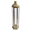 Gold Hexagon Latern with Glass, 30.5"
