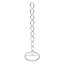 Loops Chrome Wire Toilet Paper Holder