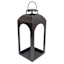 Black Metal Arch Lantern, 21"