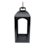 Black Metal Arch Lantern, 21"