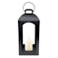 Black Metal Arch Lantern, 21"