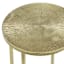 Juno Metal Accent Table, Gold Metallic