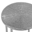 Juno Metal Accent Table, Silver