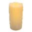 Midnight Shadows Ivory Drip LED Pillar Candle, 3x6
