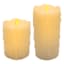Midnight Shadows Ivory Drip LED Pillar Candle, 3x6