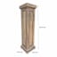 Small Beaded Wood Pedestal, 8x30